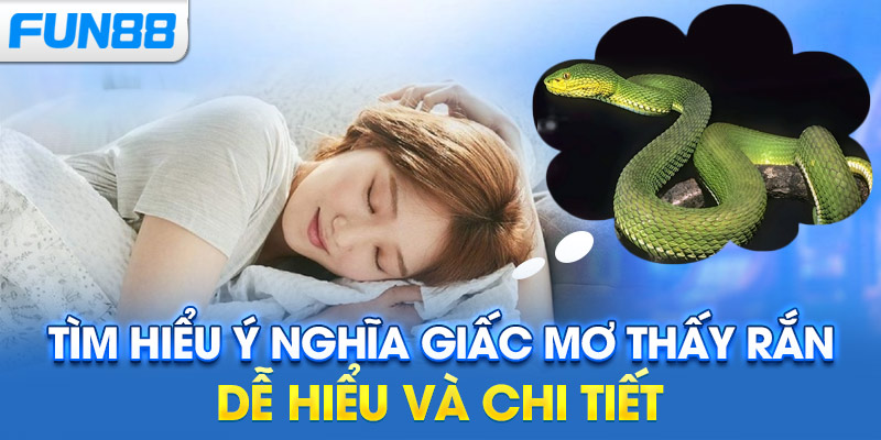 Tìm hiểu ý nghĩa giấc mơ thấy rắn dễ hiểu và chi tiết
